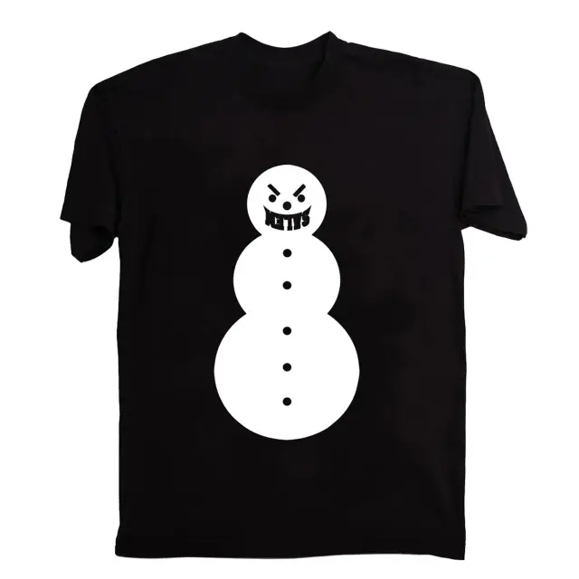 Snowman Tee (Black)