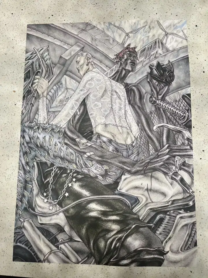 Ecco2k E Vinyl David Rappeneau Poster detail image 2