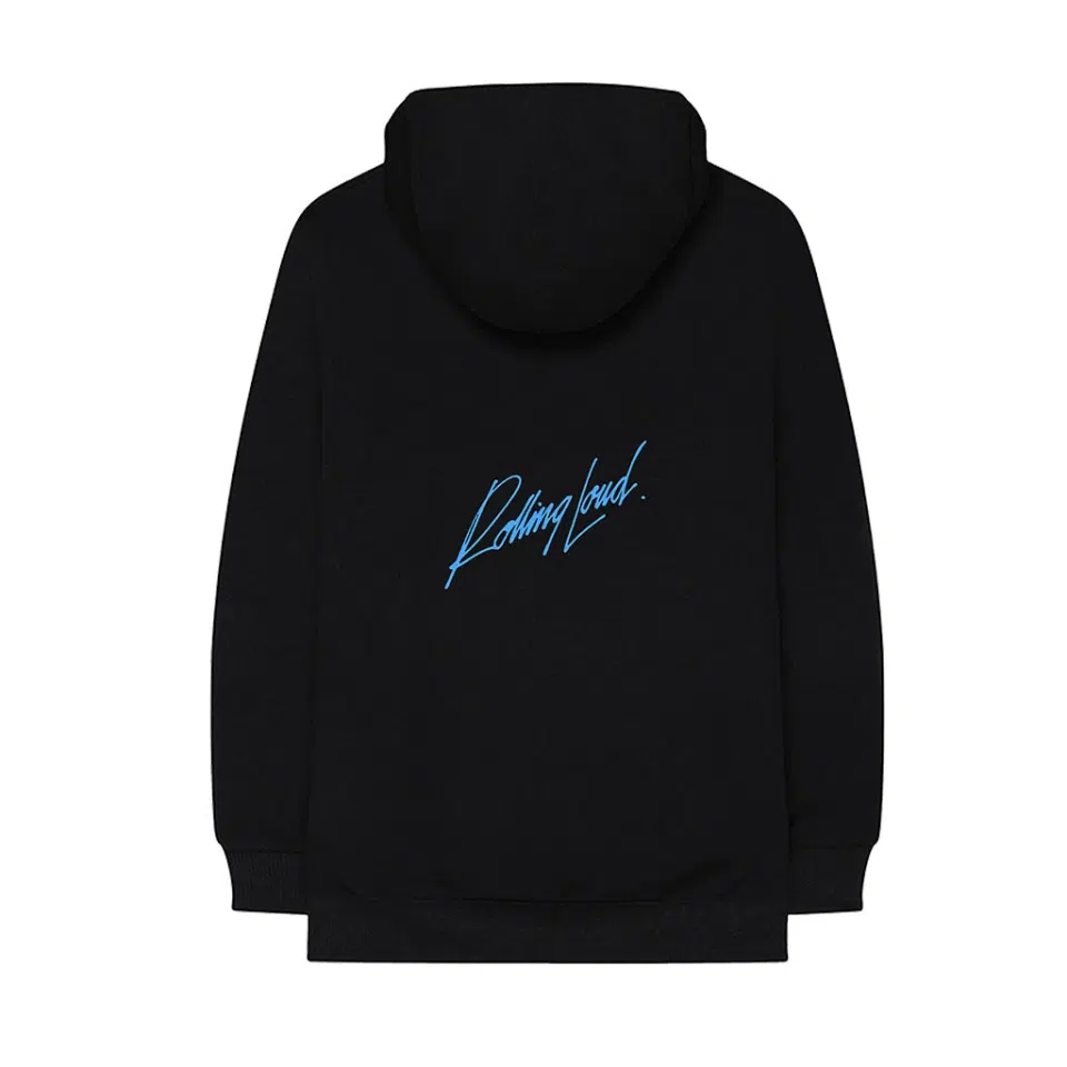 The Kid LAROI Kid Laroi x Rolling Loud Stream Black Hoodie detail image 2