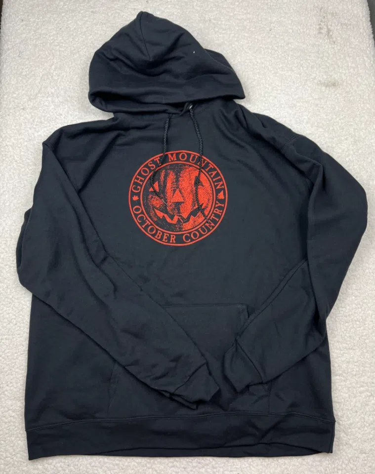 Ghost Mountain Seal Hoodie (Black / Red) detail image 3