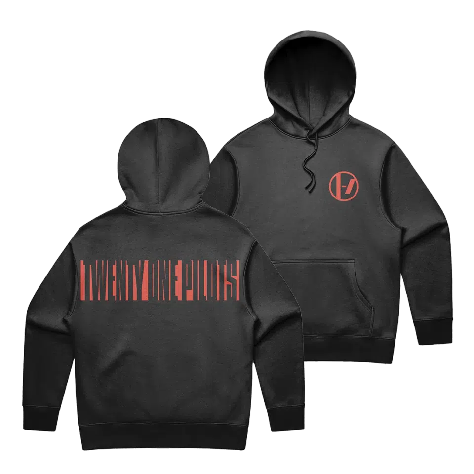 Twenty One Pilots LOGO BACKBLOCK HOODIE