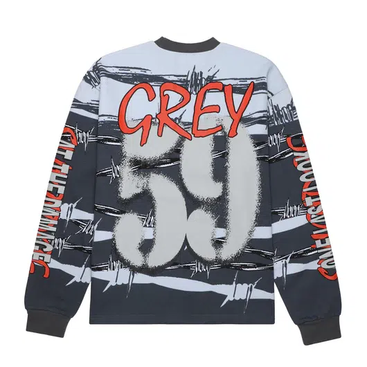 G59 Throttle Shirt (Grey / Red)