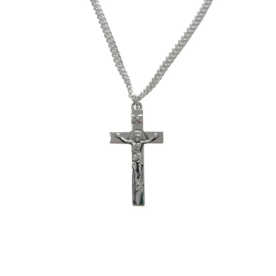 SALEM Cross Chain (Silver) detail image 4