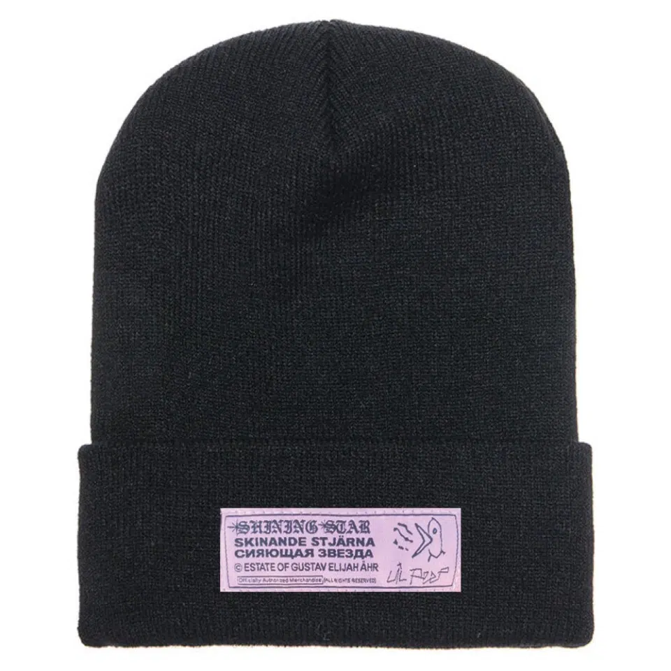 Lil Peep Logo Beanie - Black detail image 2