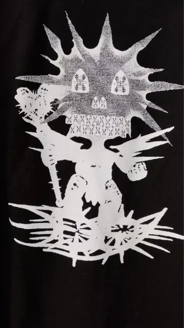 Drain Gang Chaos Tee (Black) (EU) detail image 3