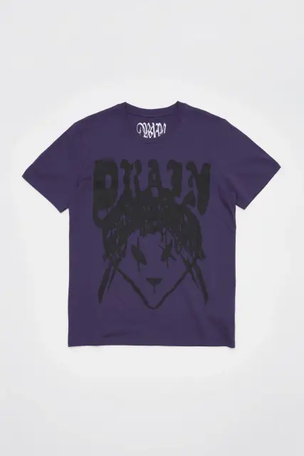 Drain Alien Tee (Purple / Black)