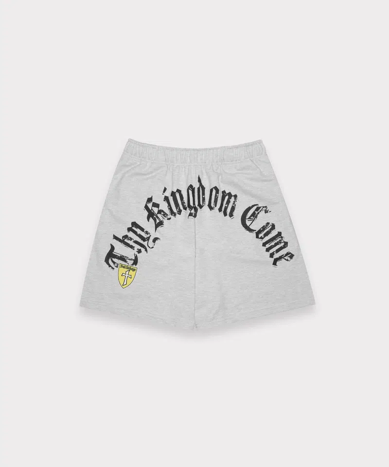 G59 Records G59 Crusader Fleece Short (Heather Grey) primary image