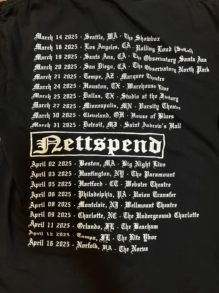 Nettspend Old English Tee detail image 5