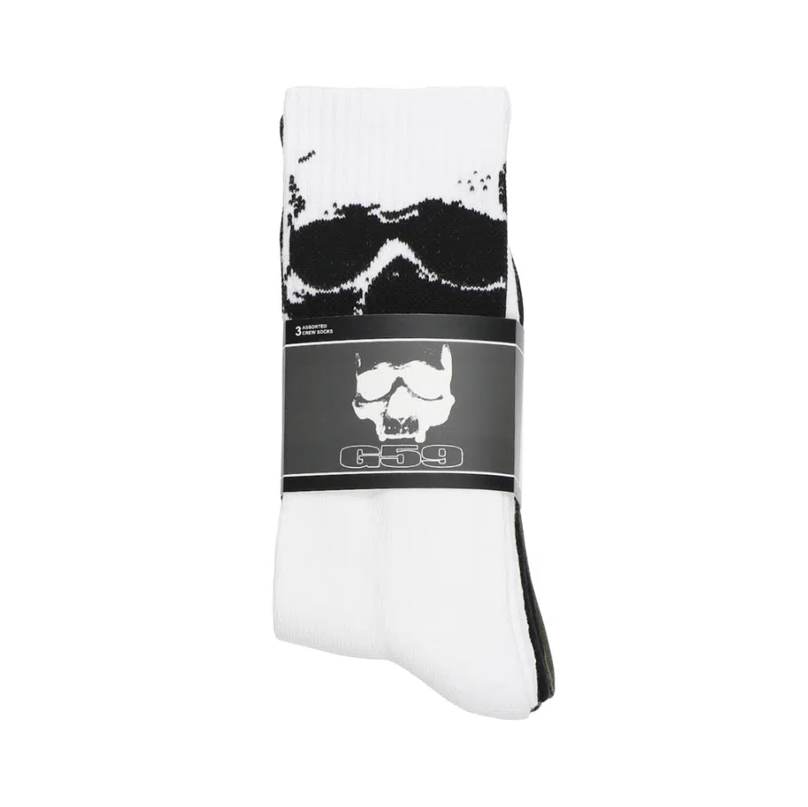 G59 3-Pack XXL Logo Socks