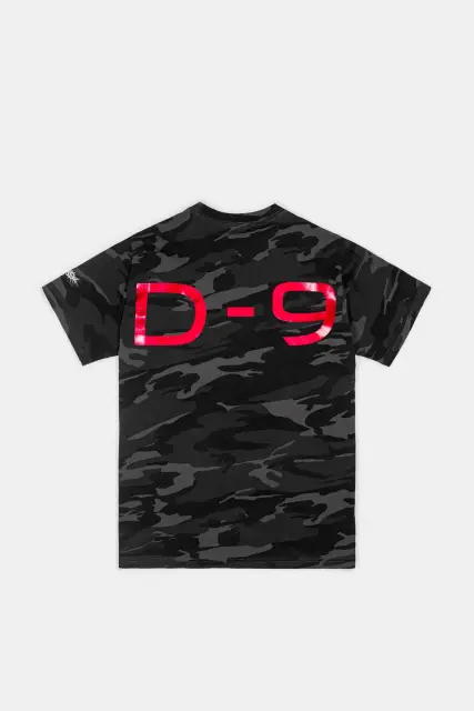 Drain Gang Face Shield NYC Tee (Black Camo) detail image 2