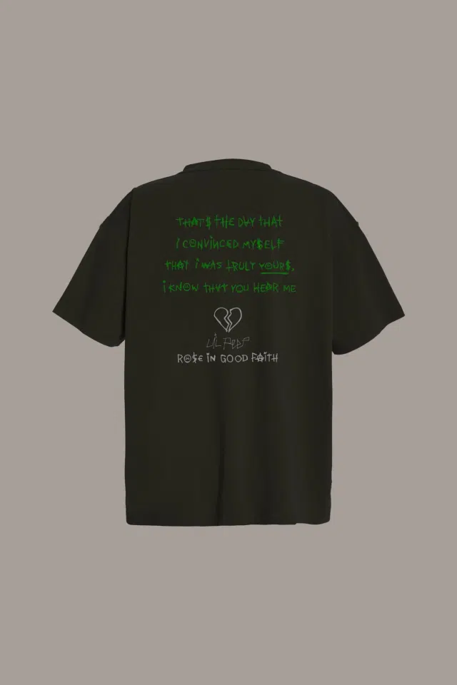 Lil Peep Heavy Brightside Tee (Black) detail image 2