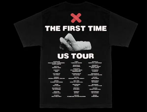 The Kid LAROI The First Time US Tour T-Shirt (Design 2) detail image 2