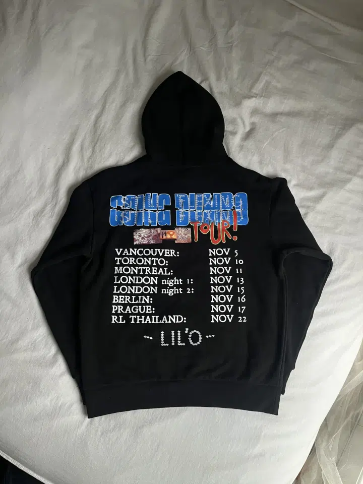 OsamaSon Black Going Dumbo Tour Hoodie detail image 3