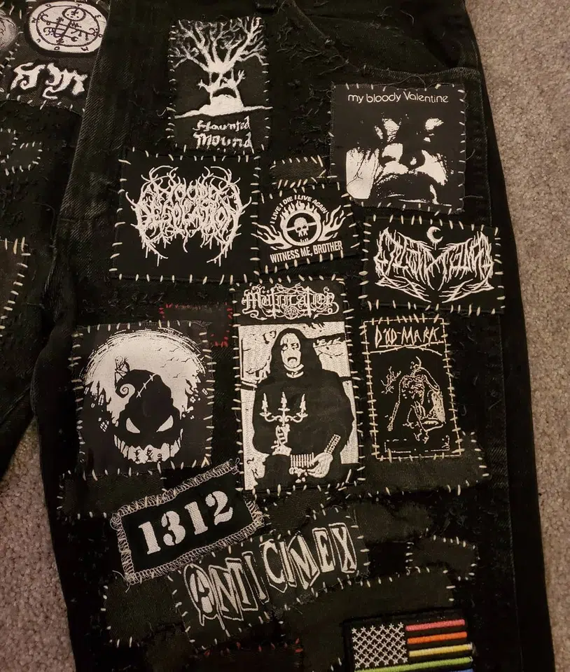 JJ VALHALLA Sematary Patch Pants detail image 3