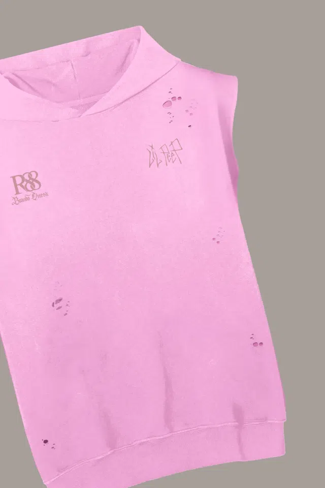 Lil Peep Deconstructed Patch Hoodie detail image 3