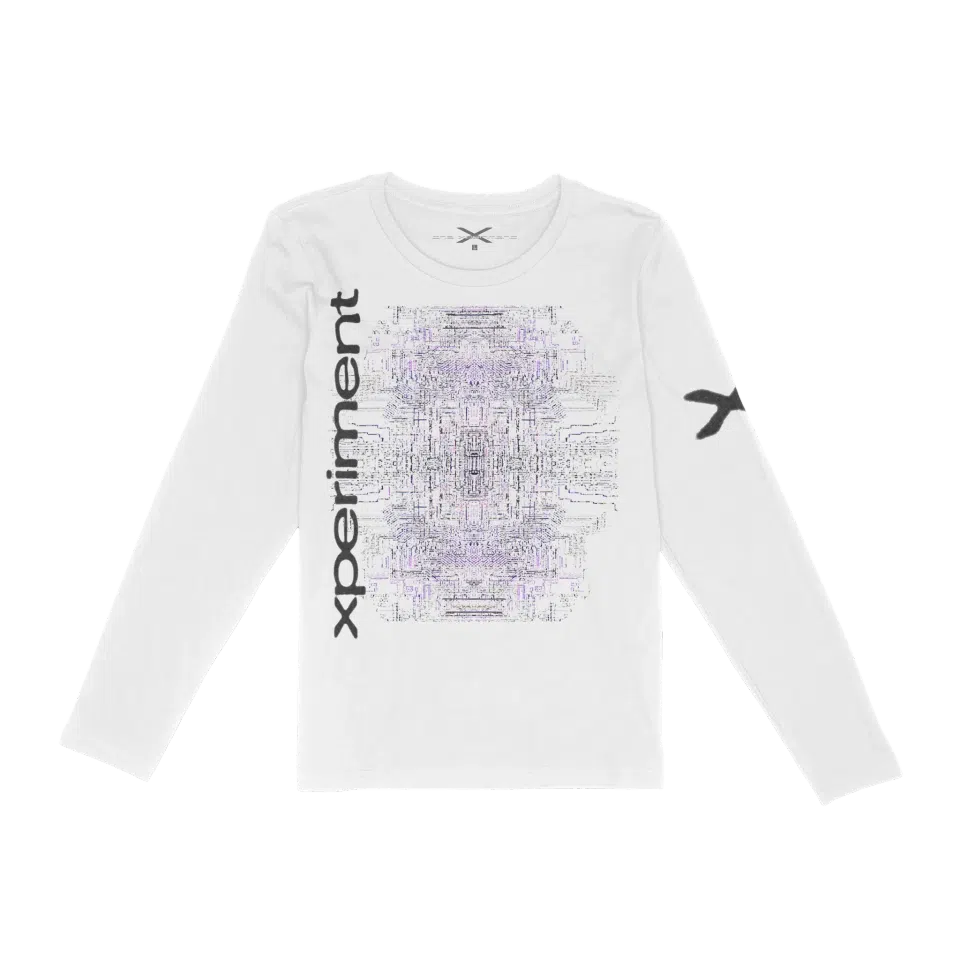 Ken Carson processing xperiment longsleeve (White)