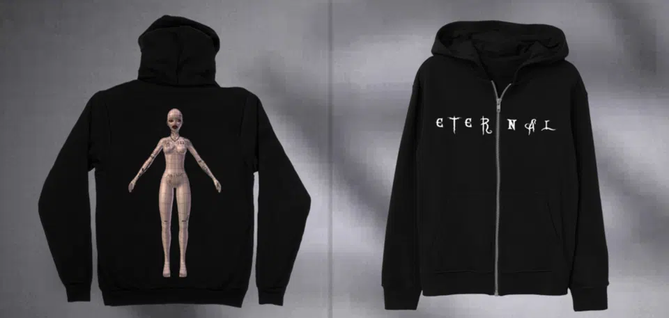 TOOPOOR Eternal Zip Up Hoodie detail image 2