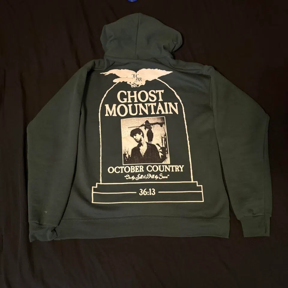 Ghost Mountain Seal Hoodie (Green) detail image 4