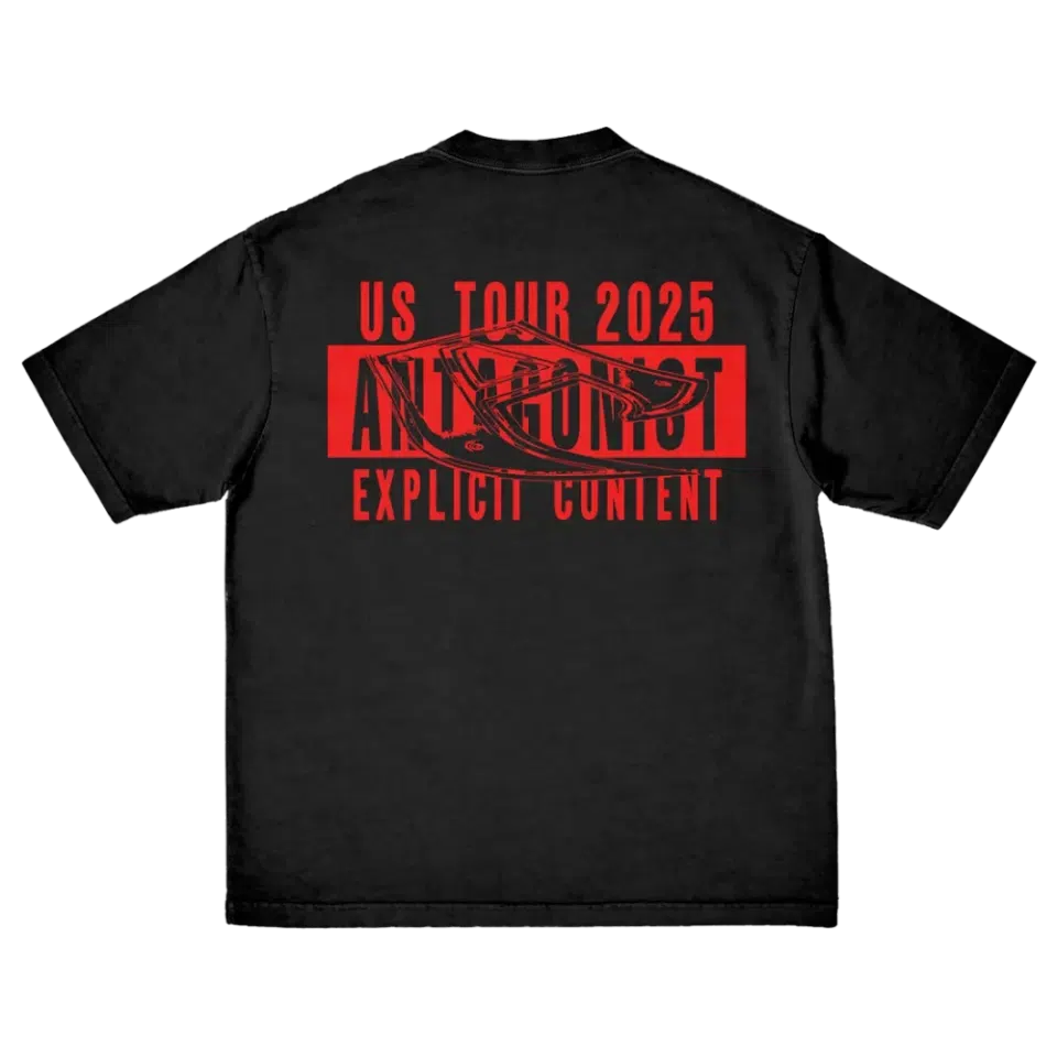 Playboi Carti Antagonist Tour 2.0 Star T-Shirt detail image 2