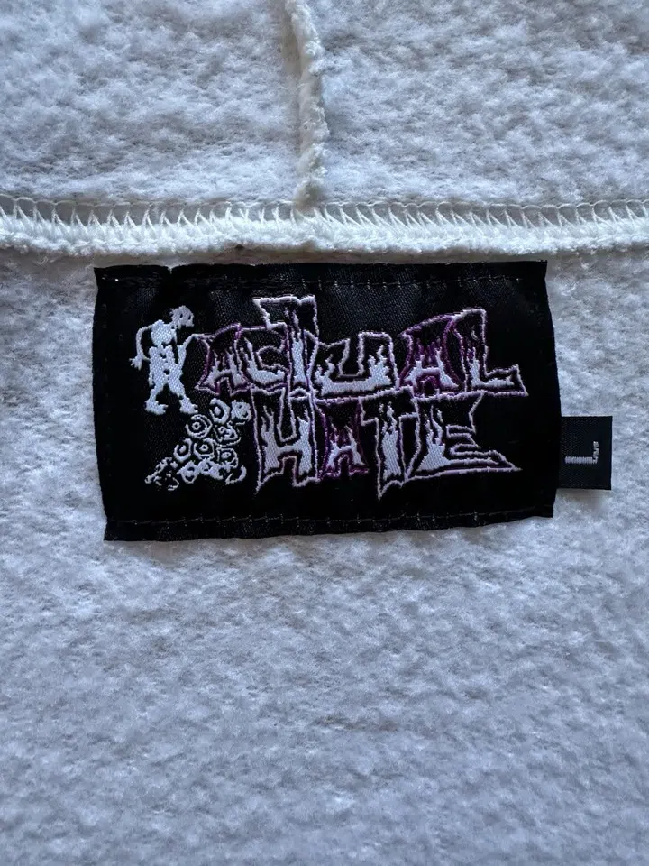 Ken Carson Teen X Zip-Up Hoodie (White) detail image 4