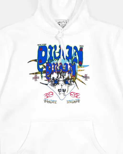 Drain Gang Face Shield NYC Hoodie detail image 3