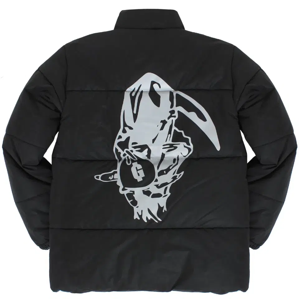 Goth Money Records Reflective Puffer detail image 3