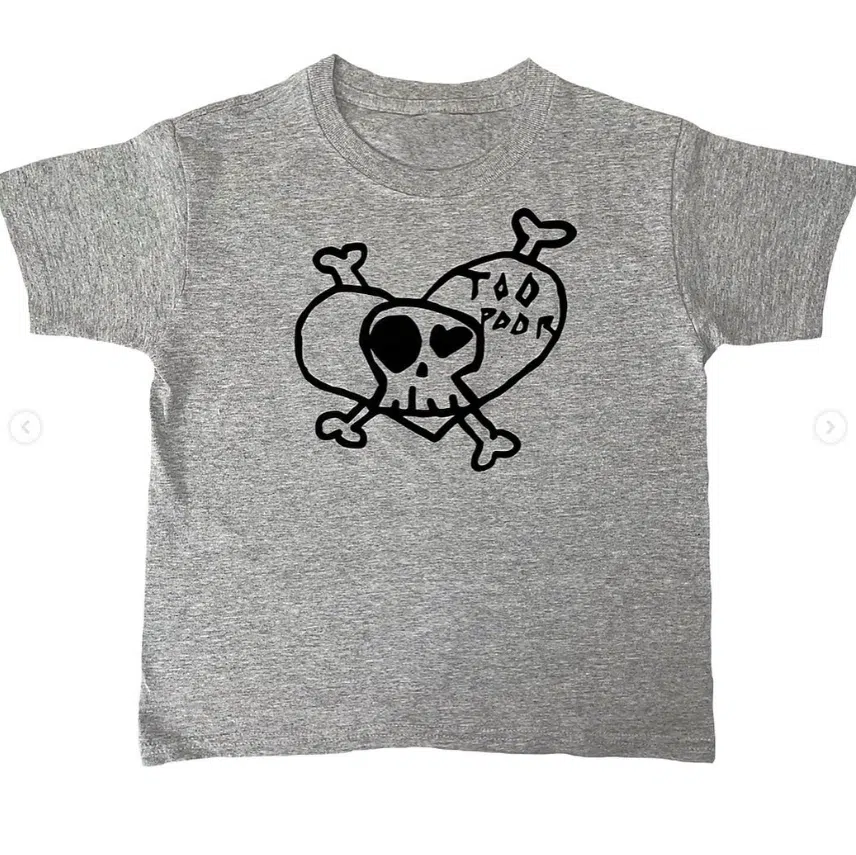 TOOPOOR Luv Bonez Baby Tee