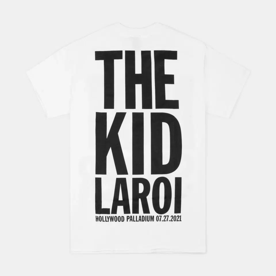 The Kid LAROI F*CK LOVE Hollywood Palladium SS T-Shirt (White) detail image 2