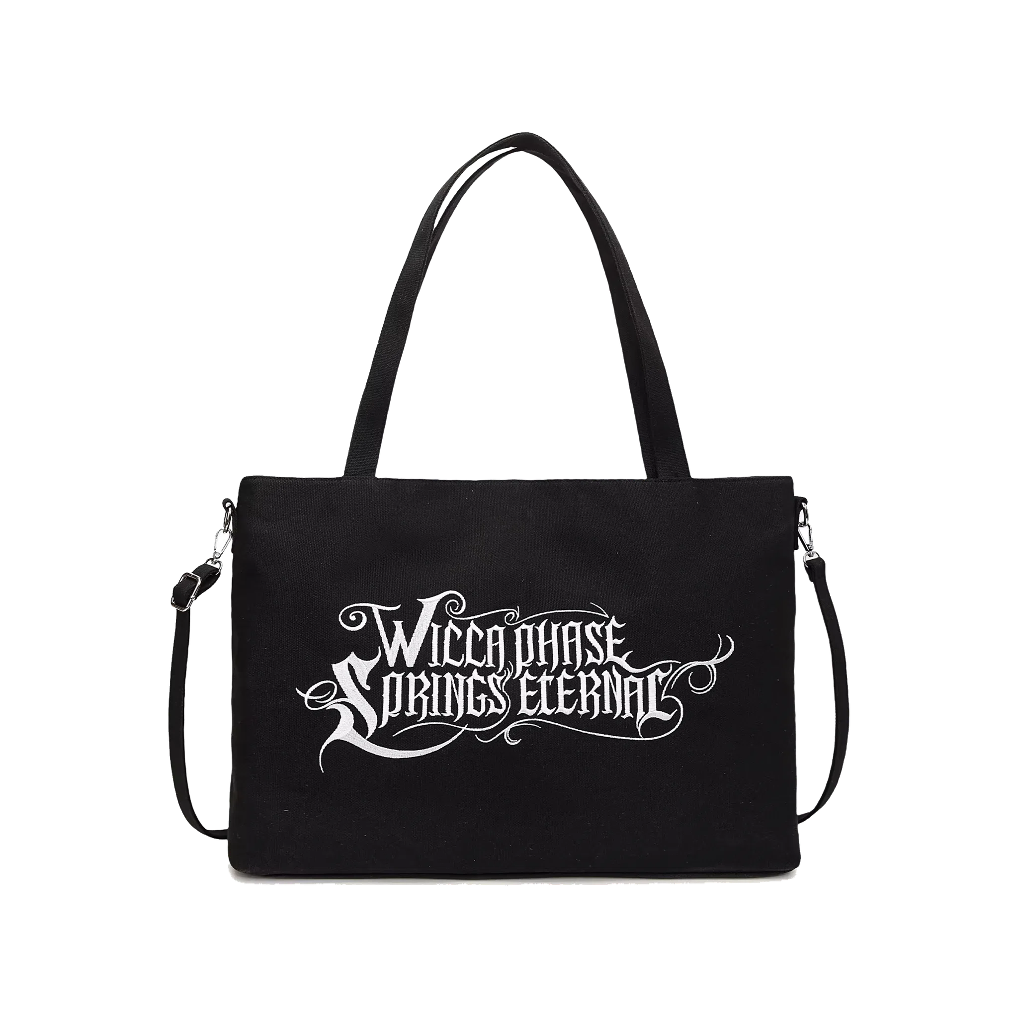 Wicca Phase Springs Eternal Embroidered Logo Heavyweight Canvas Utility Bag primary image