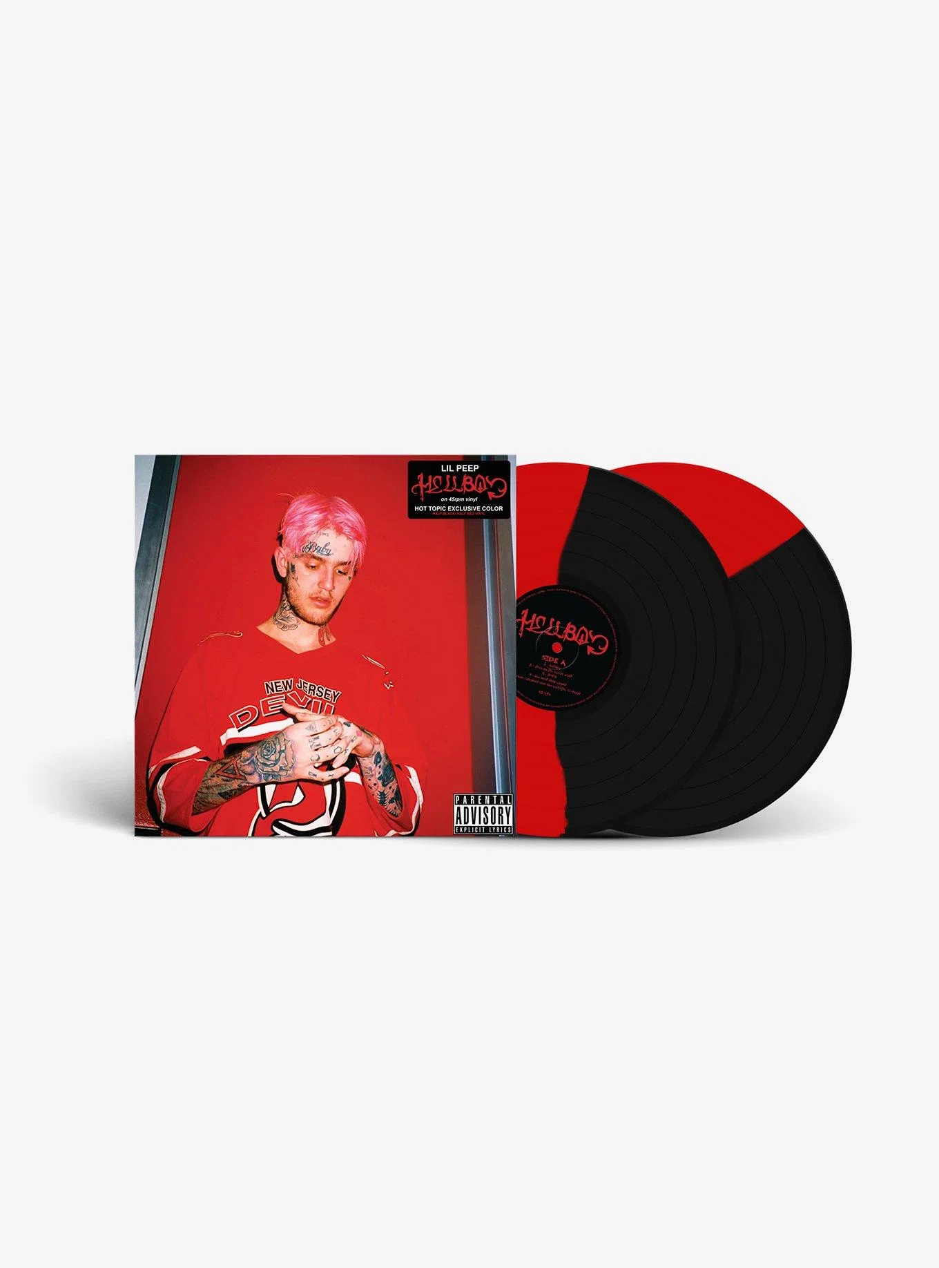 Lil Peep Hellboy (Black & Red) Vinyl LP - Hot Topic Exclusive