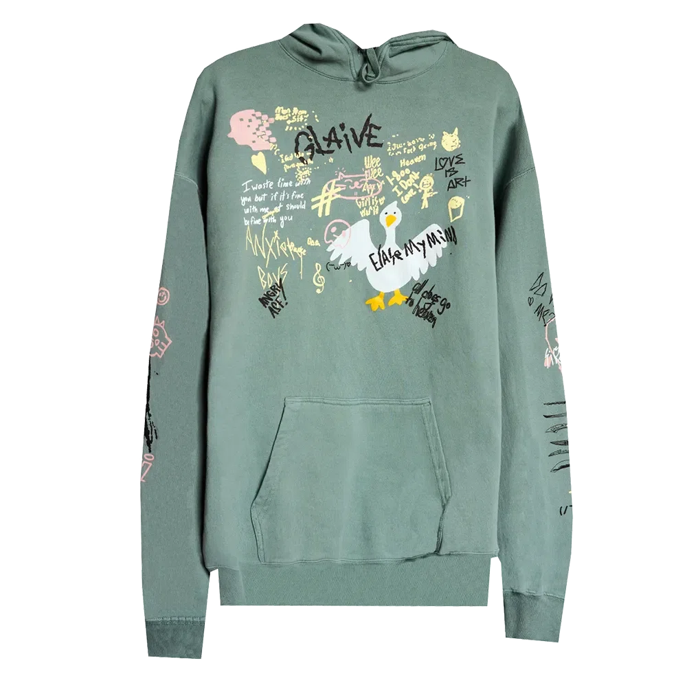 Glaive Cypress Green Sketch Hoodie primary image