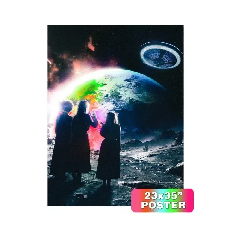 Lil Uzi Vert Eternal Atake Cover Art Felt Poster