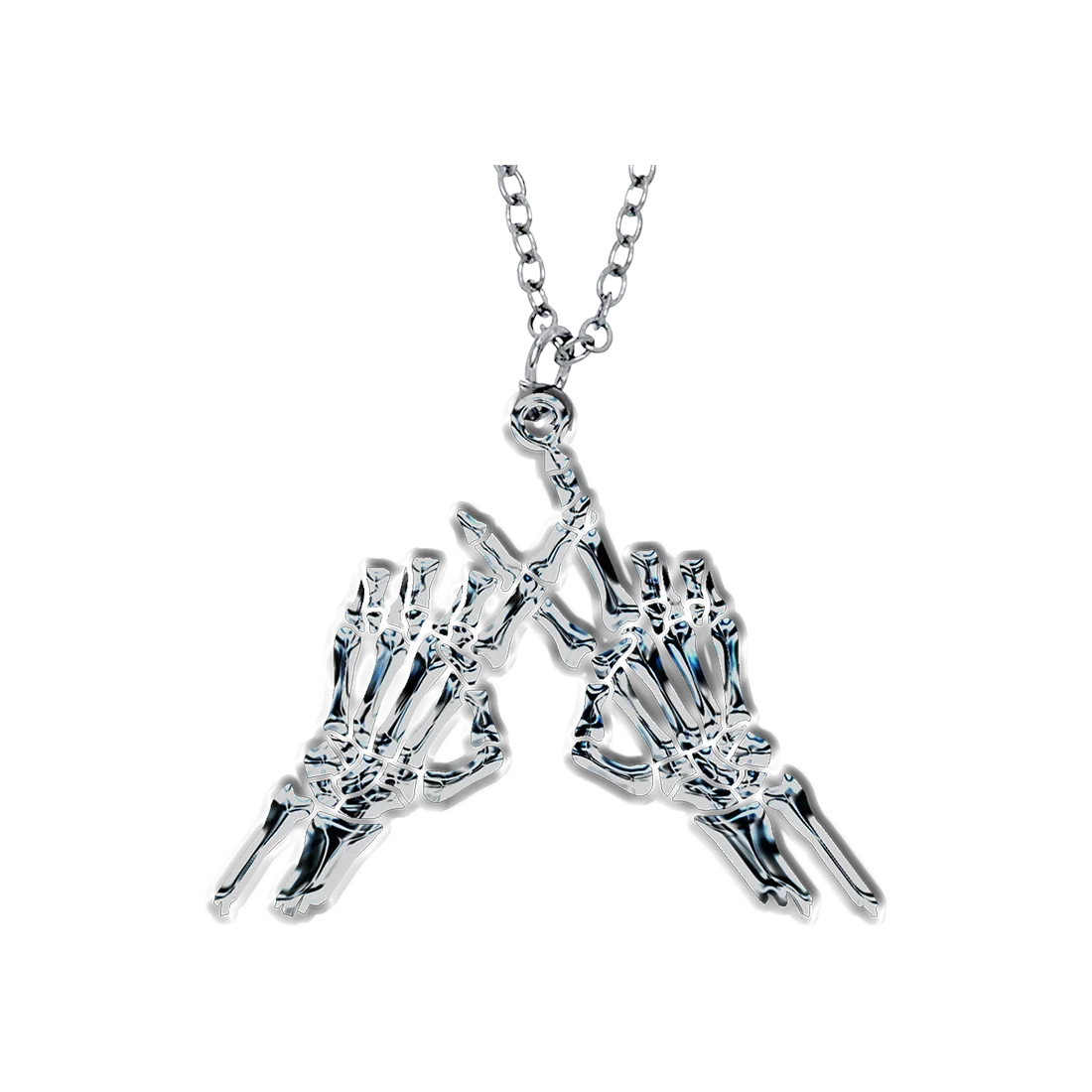 Twenty One Pilots Skeleton Hands Necklace