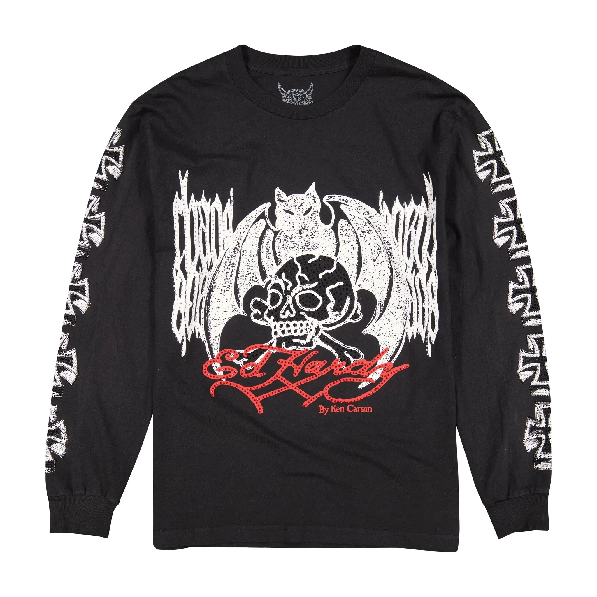 Ken Carson Chaos Rhinestone Ls Tee primary image