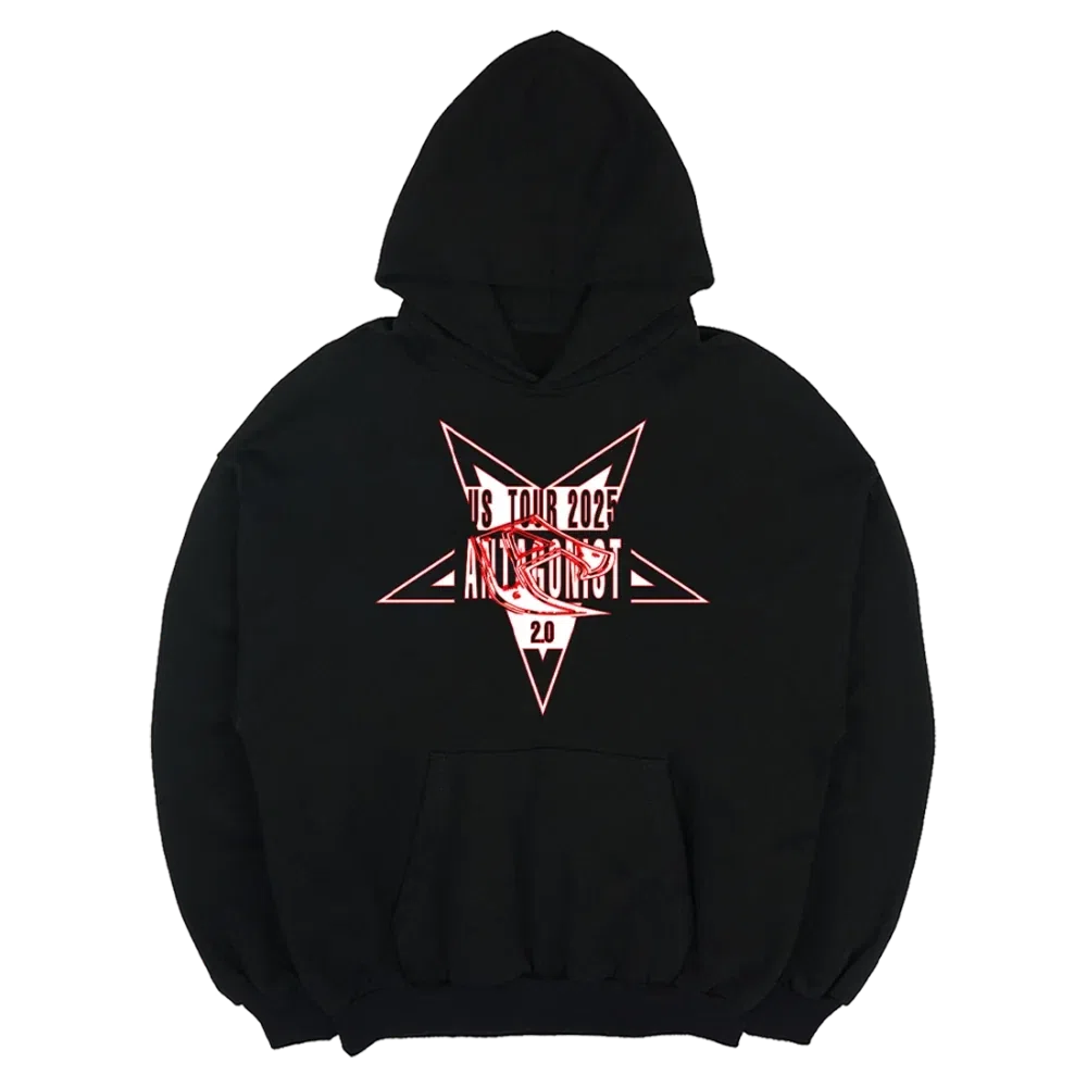 Playboi Carti Antagonist Star Black & Red Hoodie primary image