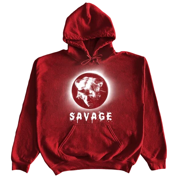The Kid LAROI SAVAGE HOODIE IN RED