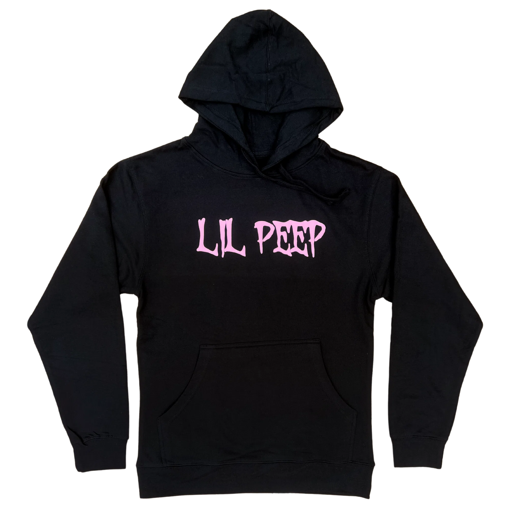Black OG Lil Peep Design Hoodie (Puff Print) primary image