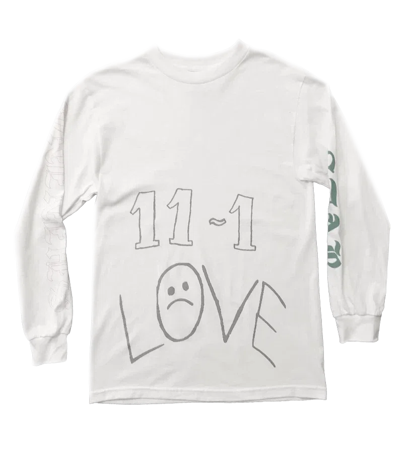 Lil Peep 11-1 White Long Sleeve primary image