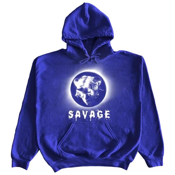 The Kid LAROI SAVAGE HOODIE IN BLUE
