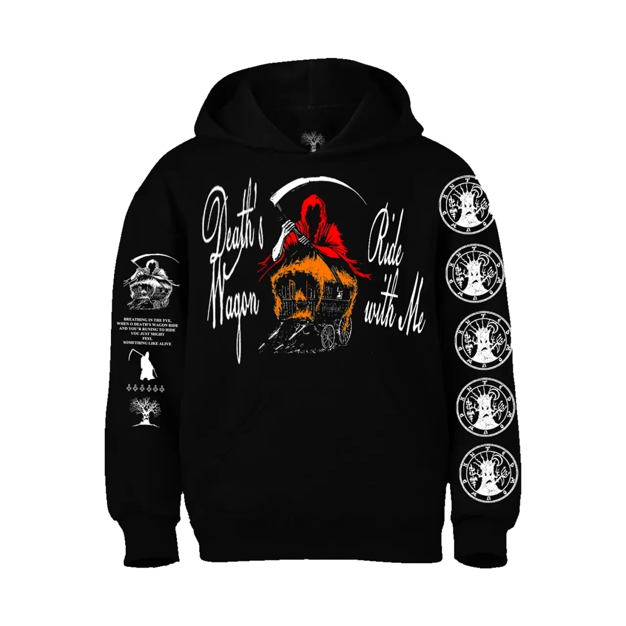 Haunted Mound Death's Wagon Tour Hoodie primary image