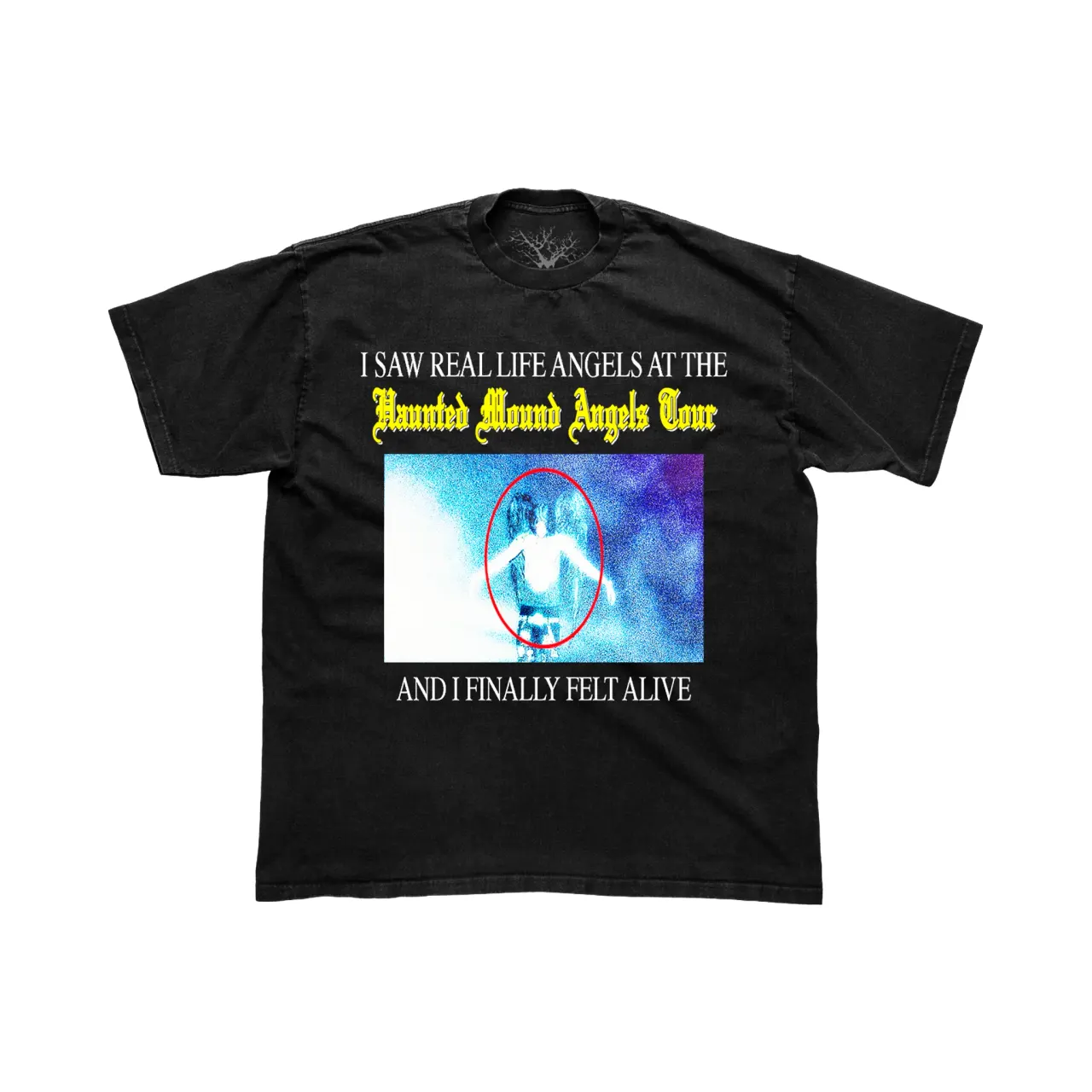 I Saw Angels Haunted Mound Tour Tee primary image