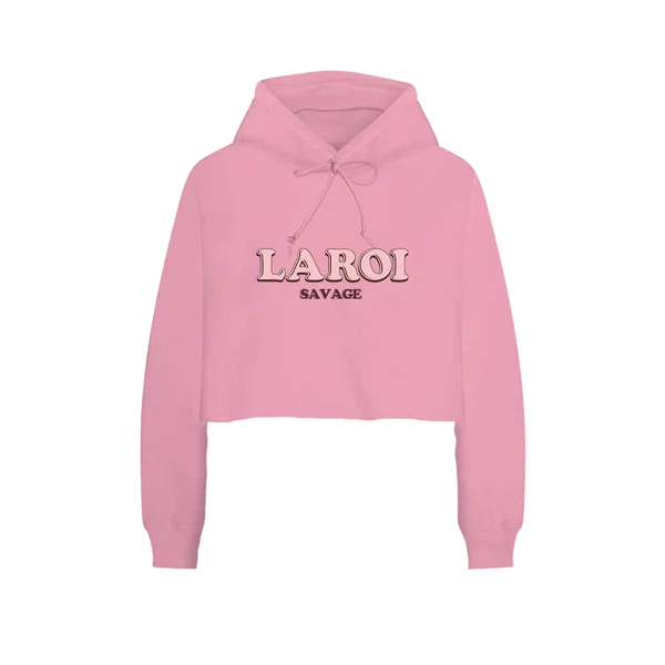 The Kid LAROI LAROI SAVAGE CROP HOODIE