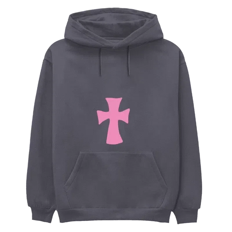 Lil Uzi Vert Pink Cross Hoodie