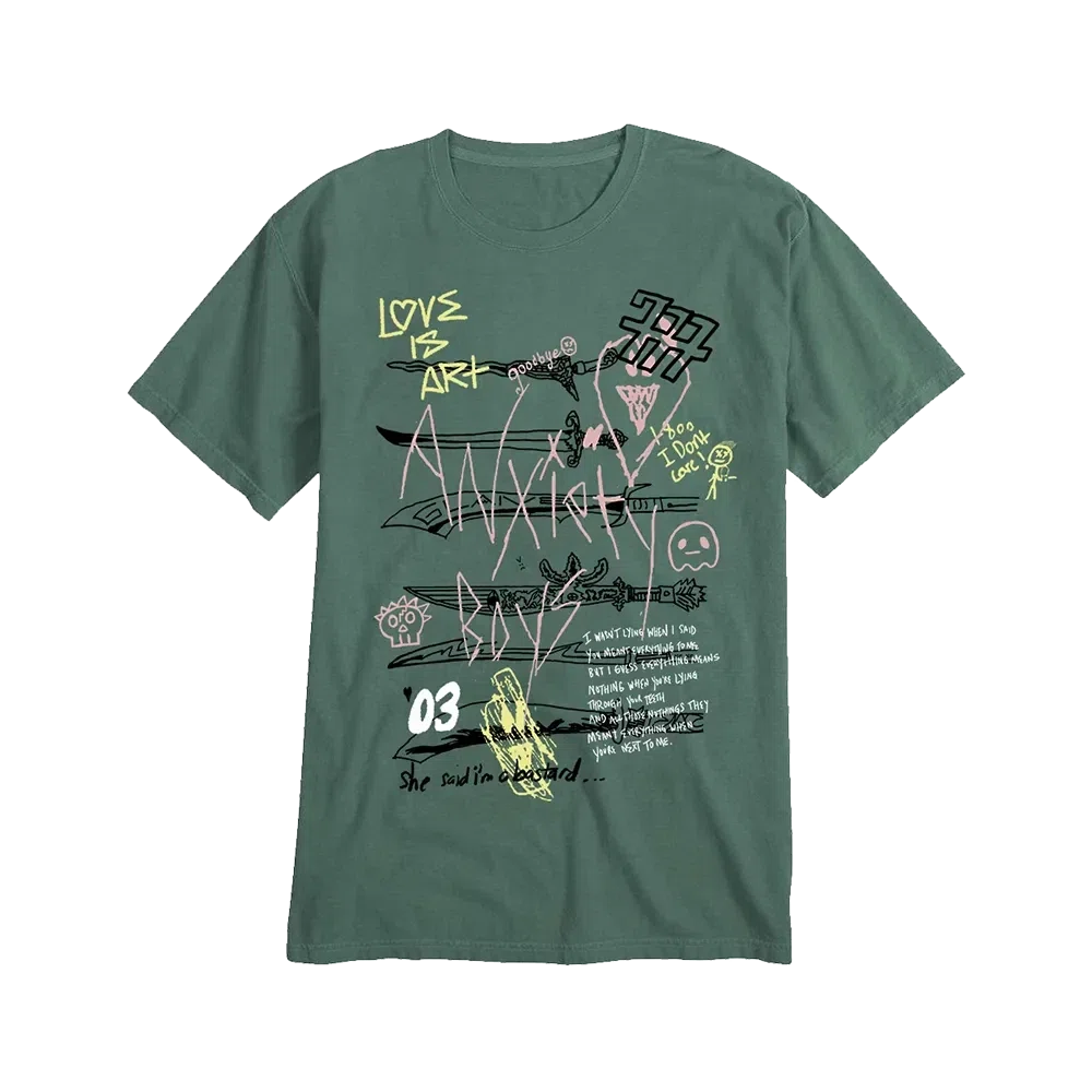 Glaive Cypress Green Sketch T-Shirt primary image