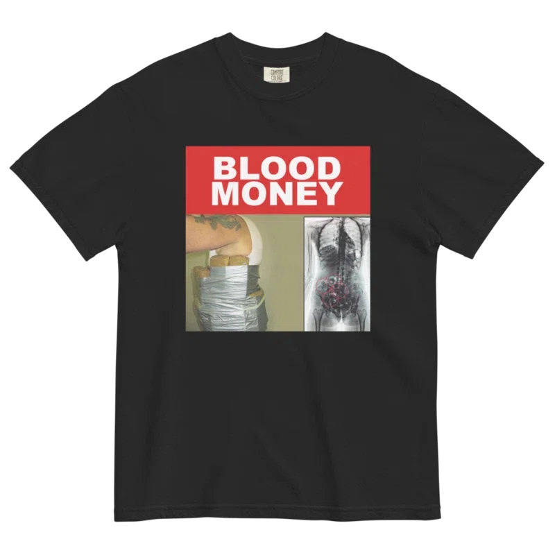 BLOOD MONEY MISSING TEE (Black)