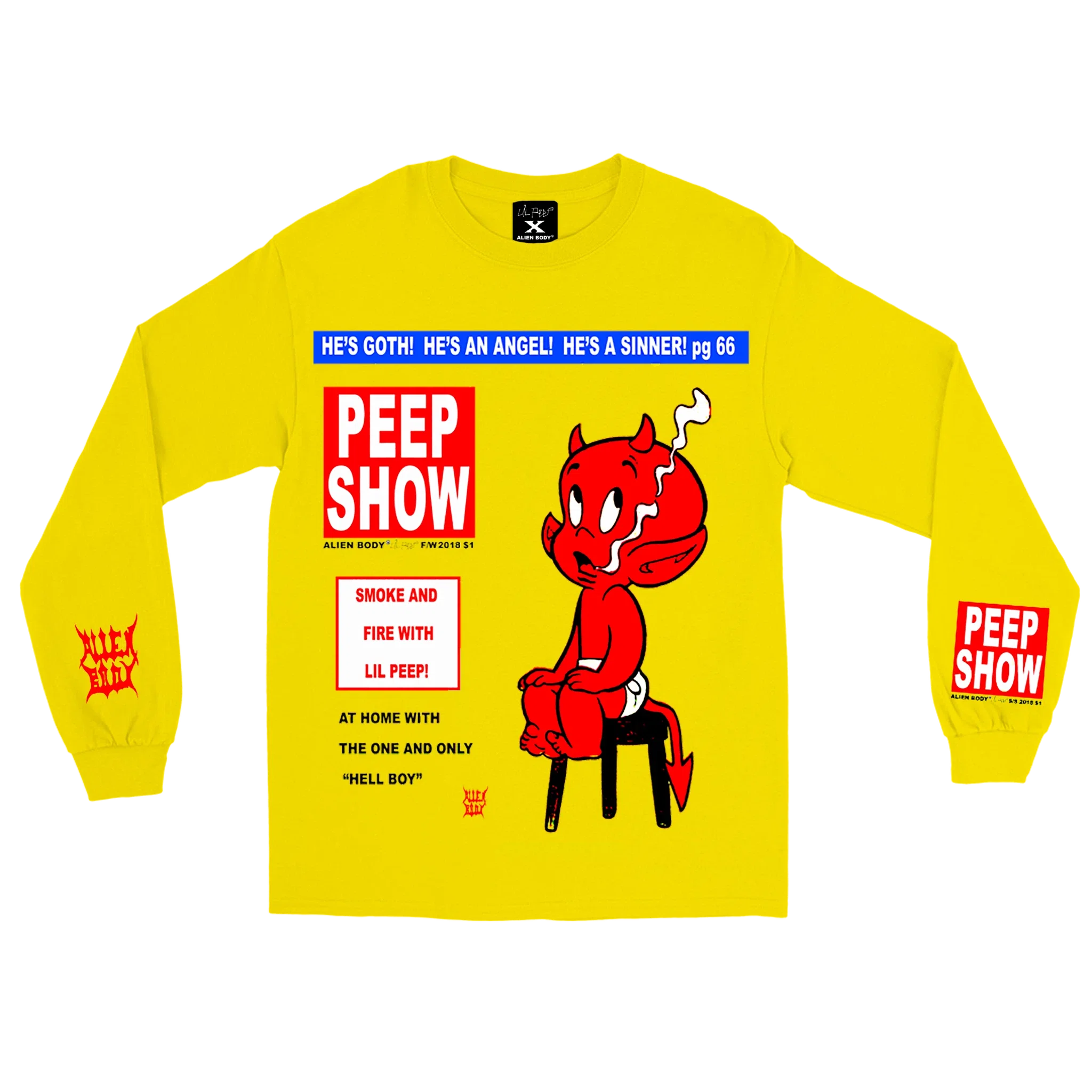 Lil Peep Peep Show Magazine Longsleeve