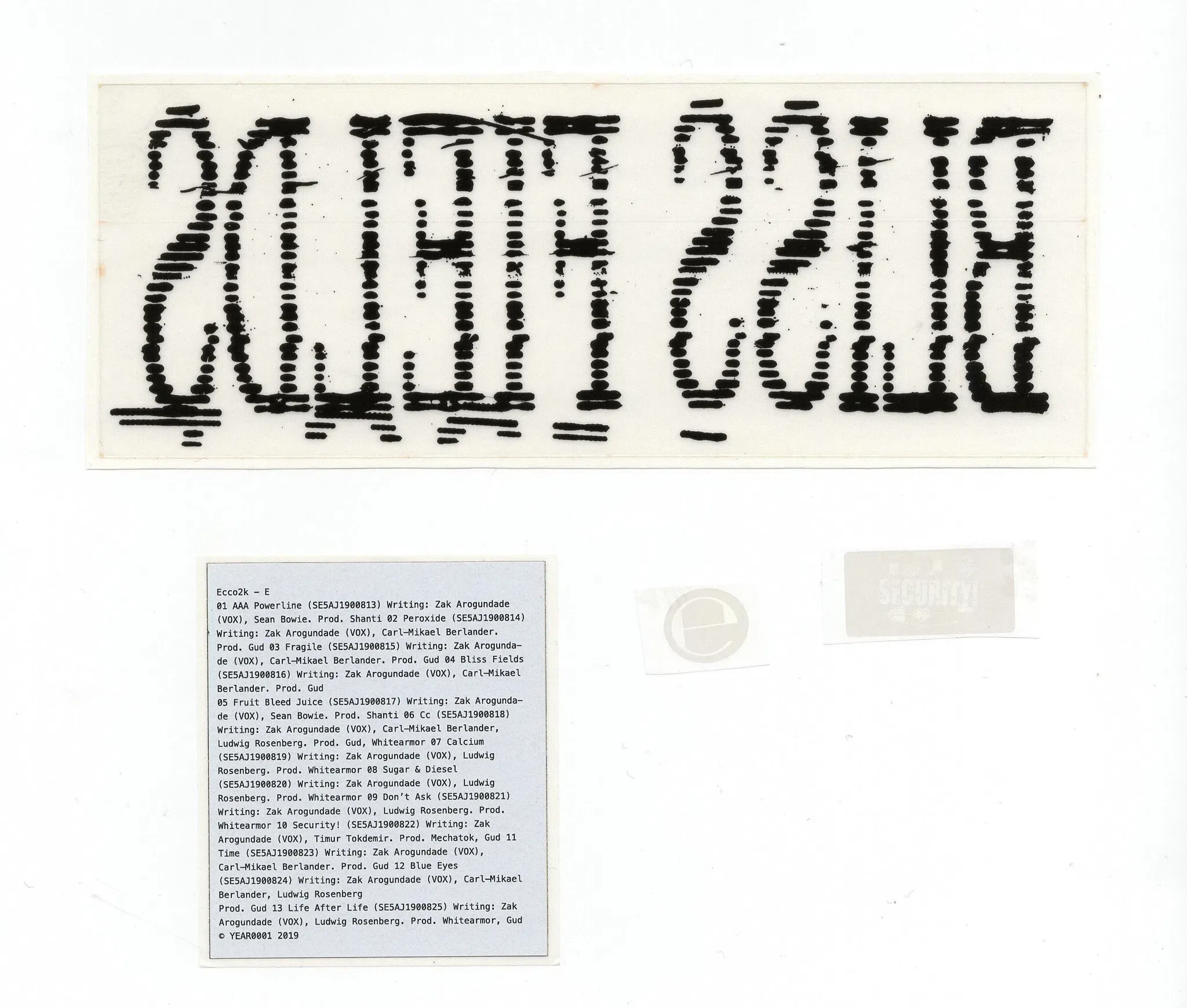 Ecco2k Bliss Fields Window Sticker primary image
