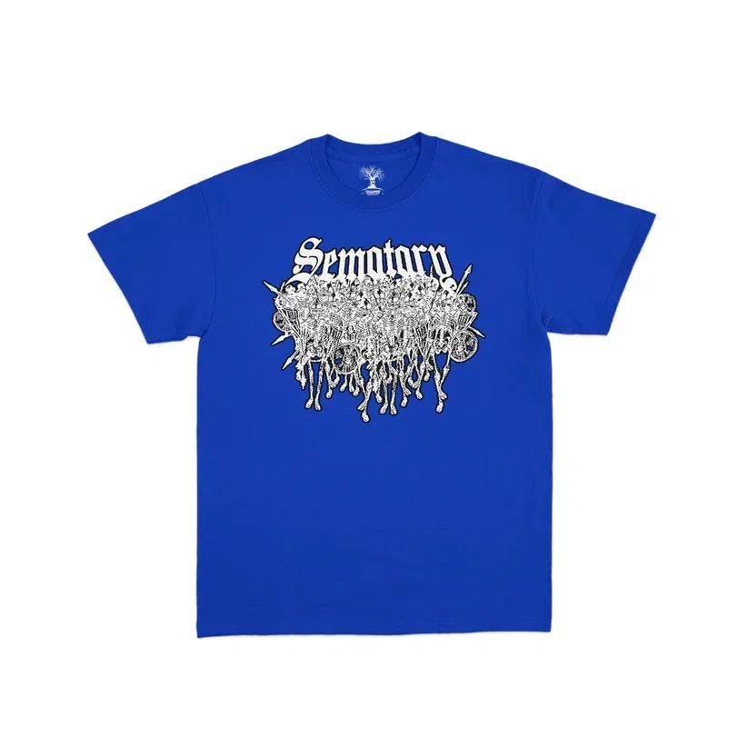 Sematary Skellingtons Tee (Blue / White) primary image