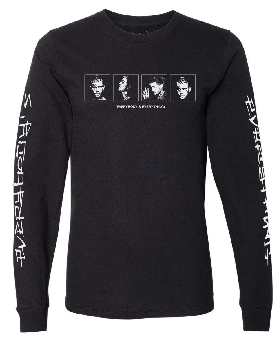 Lil Peep Everybody's Everything Black Long Sleeve primary image