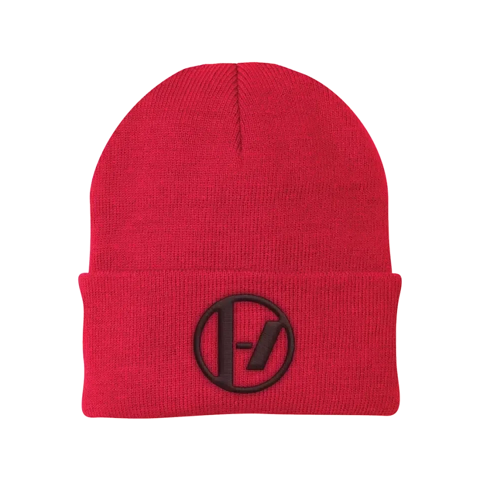 Twenty One Pilots LOGO RED BEANIE